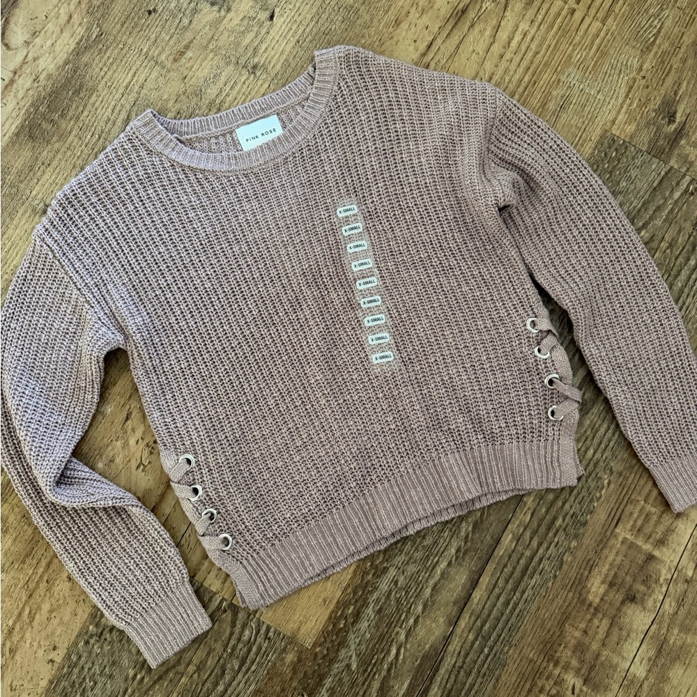 Women's or Juniors XS Pink Sweater